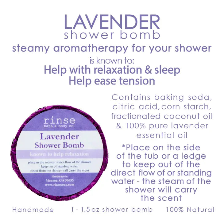 Lavender Shower Bomb
