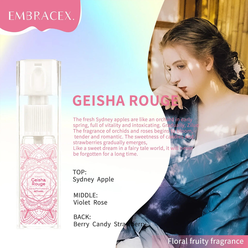 12Types Spray Essential Oils Pheromones Perfumes For Women Gift Body Oil Spray Fragrance Floral Fruity Woody Tea Long Lasting