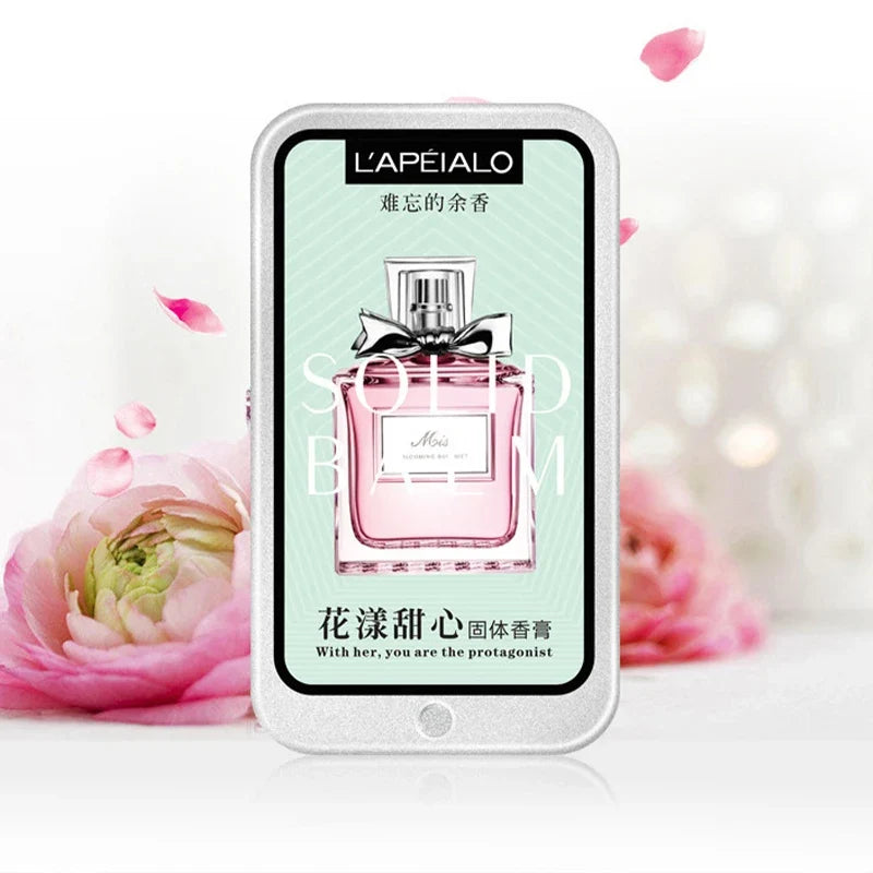 Woman Body Pheromone Perfume Solid Balm Long Lasting Fragranc Light Fragranc Portable Solid Perfume Balm